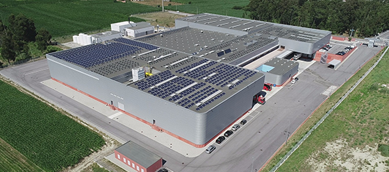 Central Fotovoltaica de Autocnsumo  em Cobertura Industrial